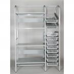 Structure de stockage aluminium